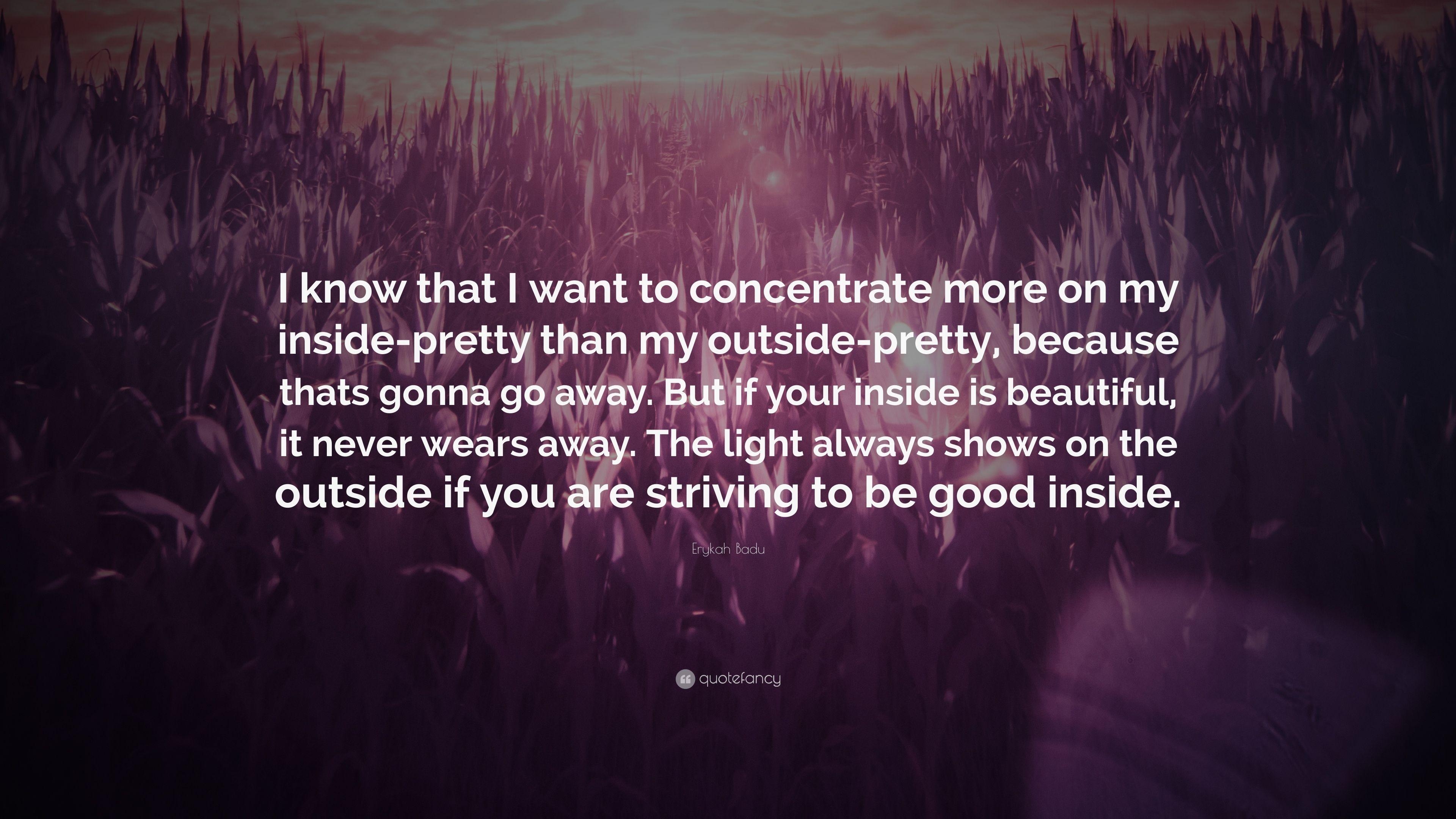 3840x2160 Erykah Badu Quote: “I know that I want to concentrate more on my, Desktop