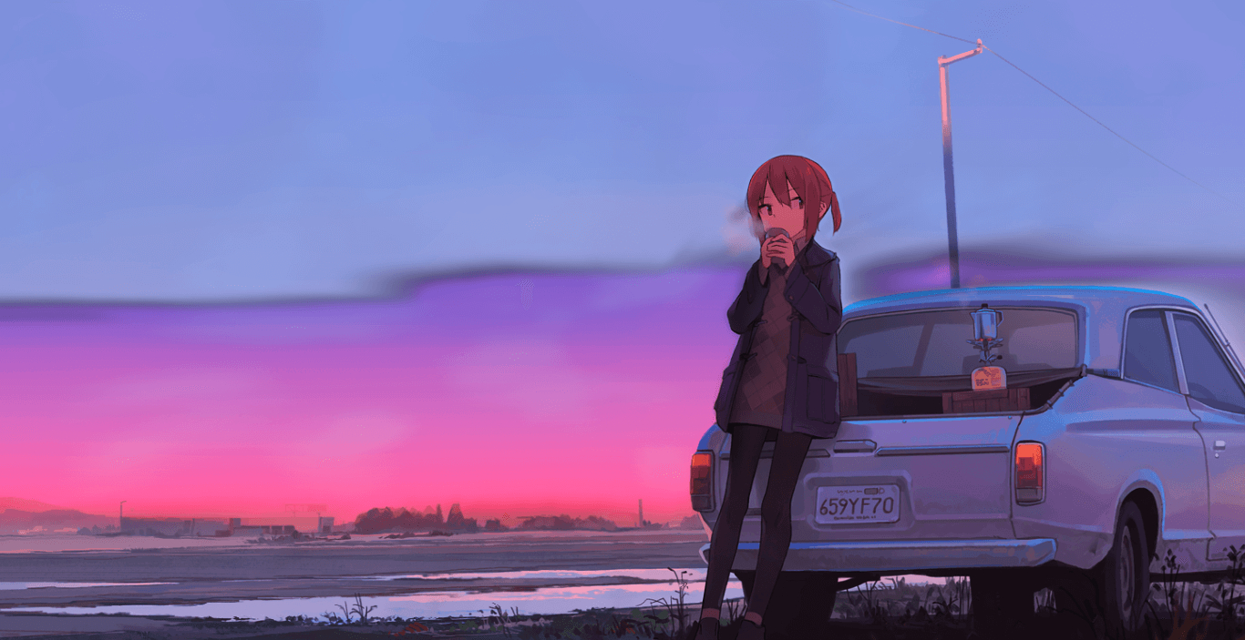 1370x710 Chill & Study 'A New Day' Animated Uwide Wallpaper Engine Anime, Desktop