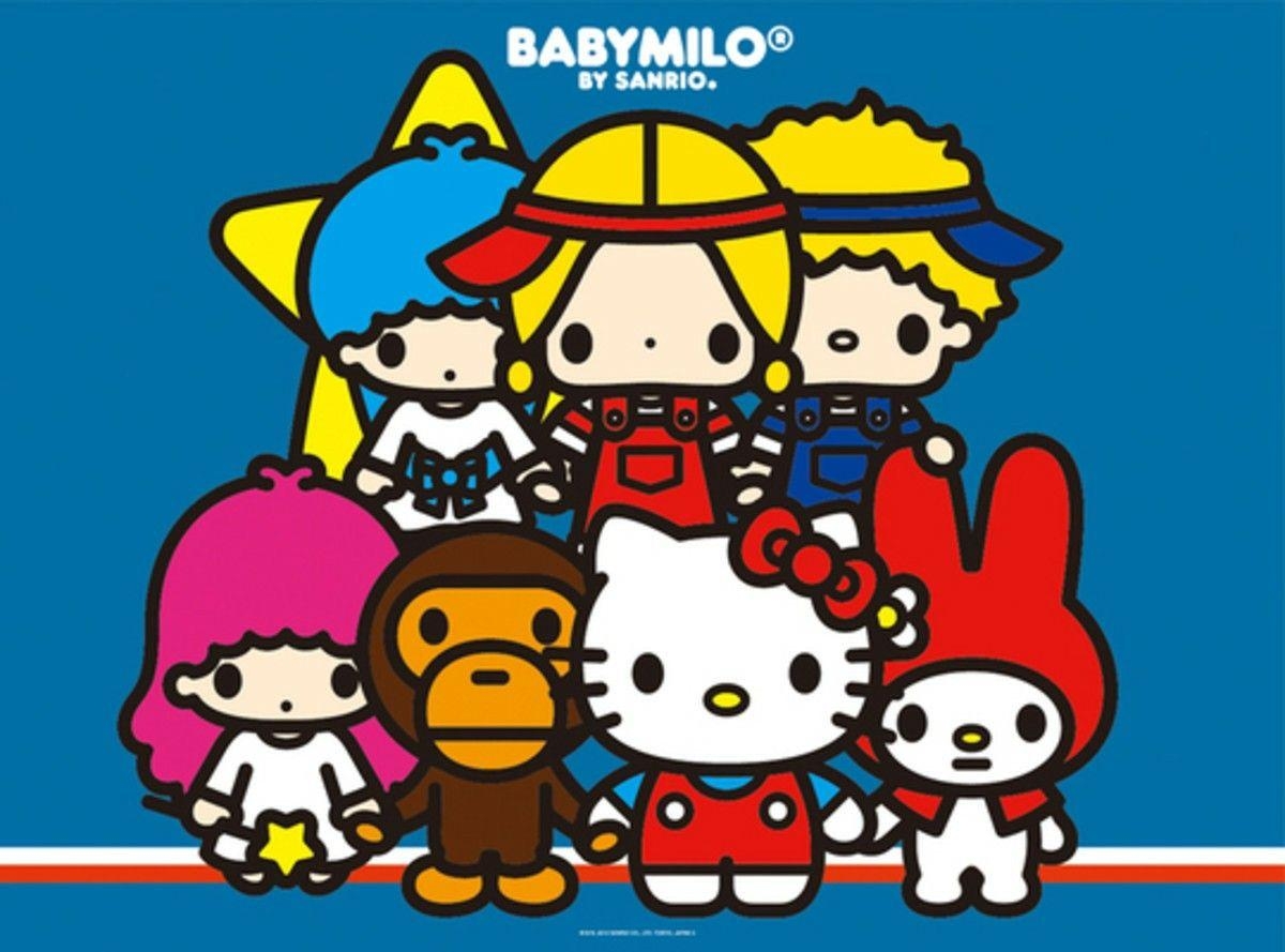 1200x890 Sanrio x Baby Milo. Alter Egos. Sanrio, Hello kitty, Desktop