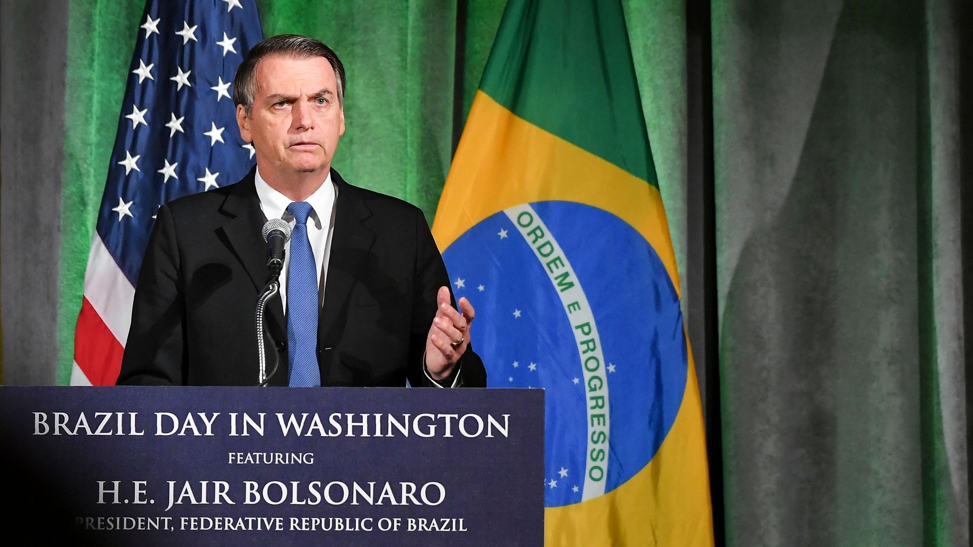 1920x1080 Brazilian President Jair Bolsonaro begins U.S. visit with trip to CIA, Desktop