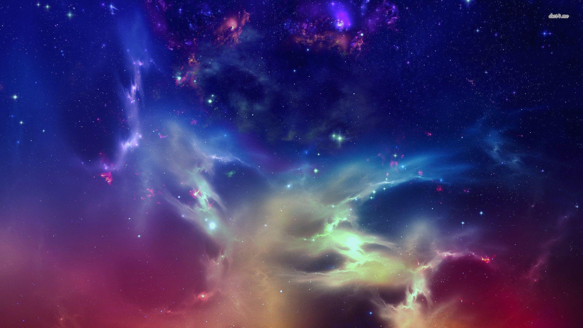 1920x1080 Purple Galaxy Wallpaper, Desktop