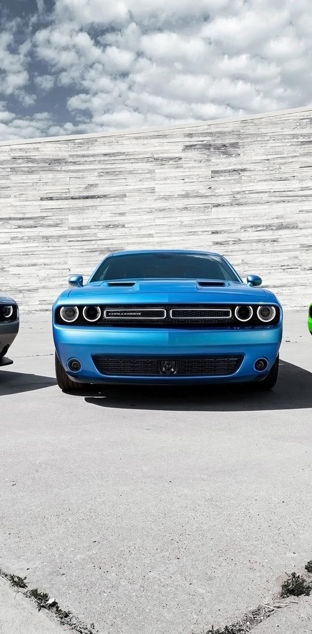 630x1280 dodge challenger wallpaper, Phone