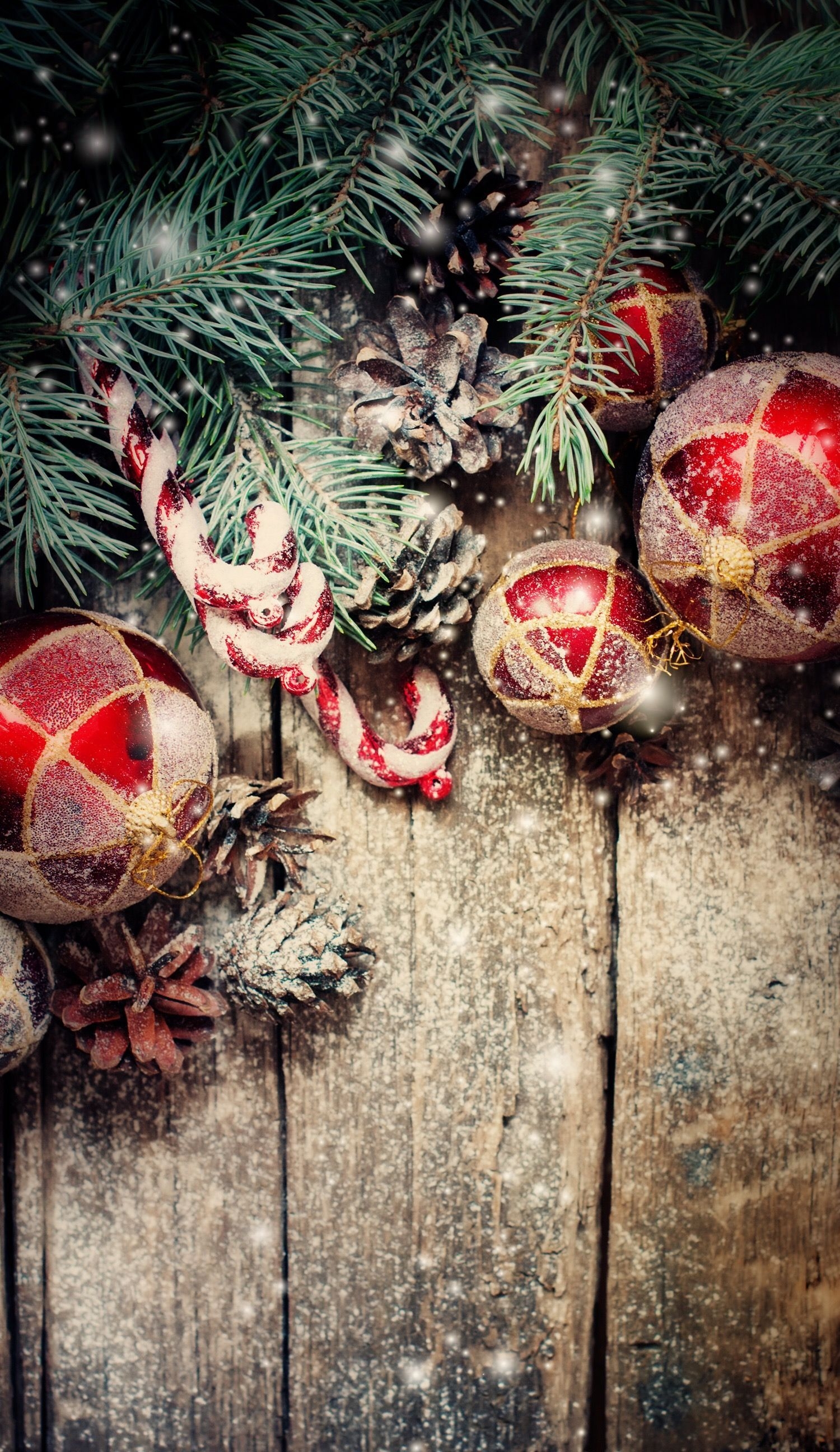 1500x2600 Rustic Christmas iPhone Wallpaper, Phone