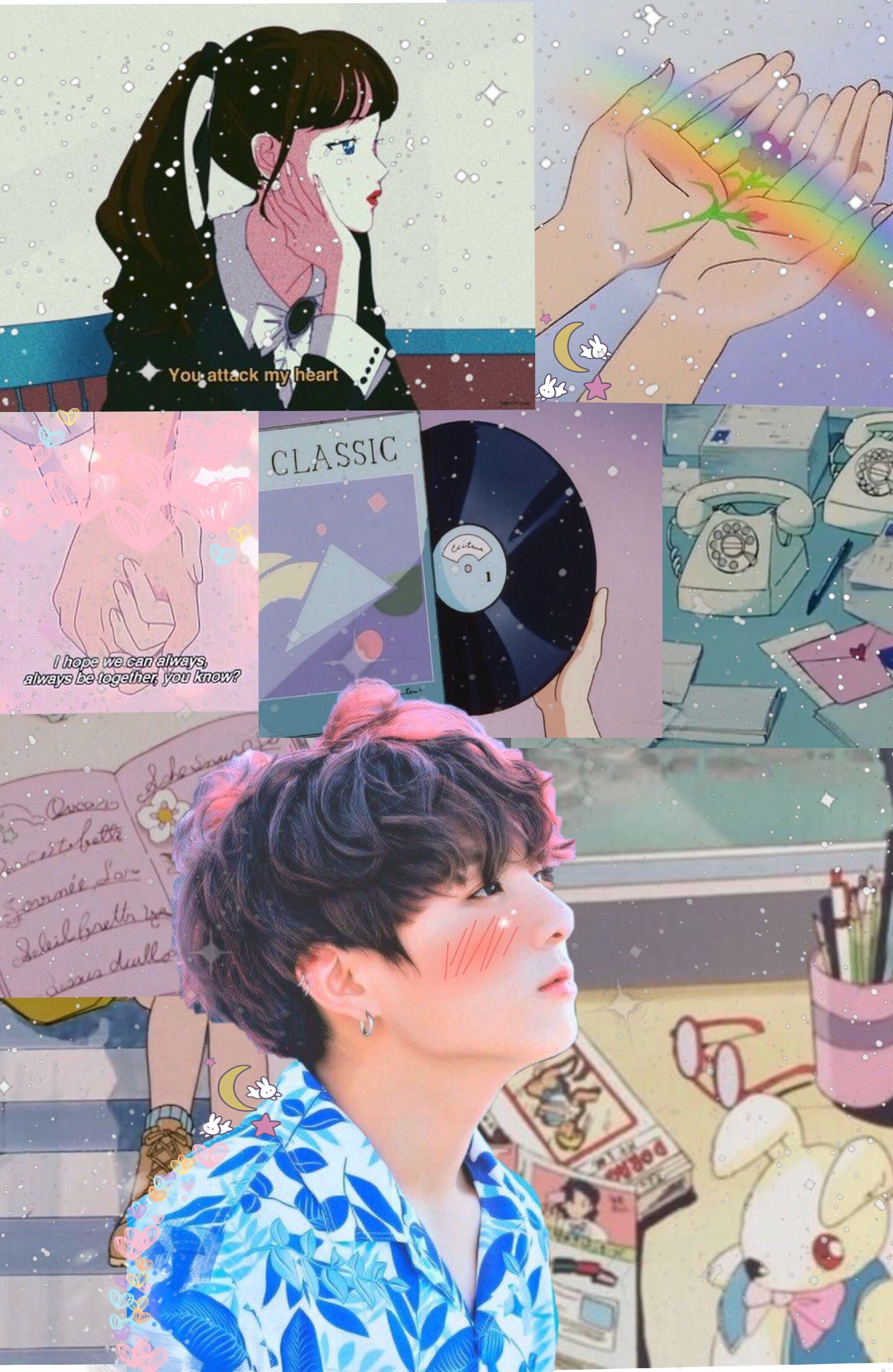 2340x3590 Jungkook edit 90s animes anime, Aesthetic anime, Anime, Phone