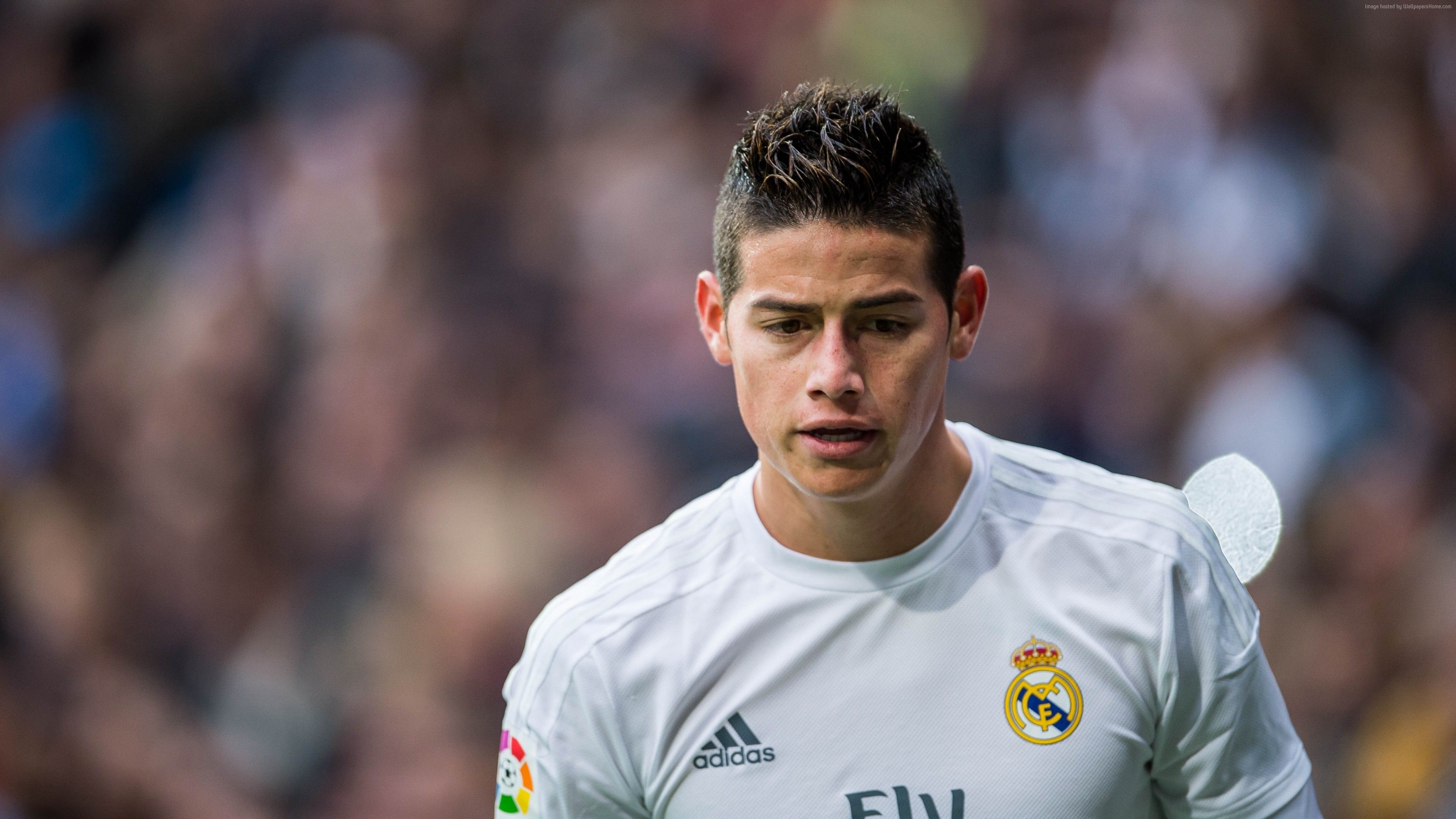 3840x2160 Wallpaper Football, James Rodríguez, The best players FIFA World Cup, Real Madrid, footballer, James David Rodríguez Rubio, Sport Wallpaper Download Resolution 4K Wallpaper, Desktop