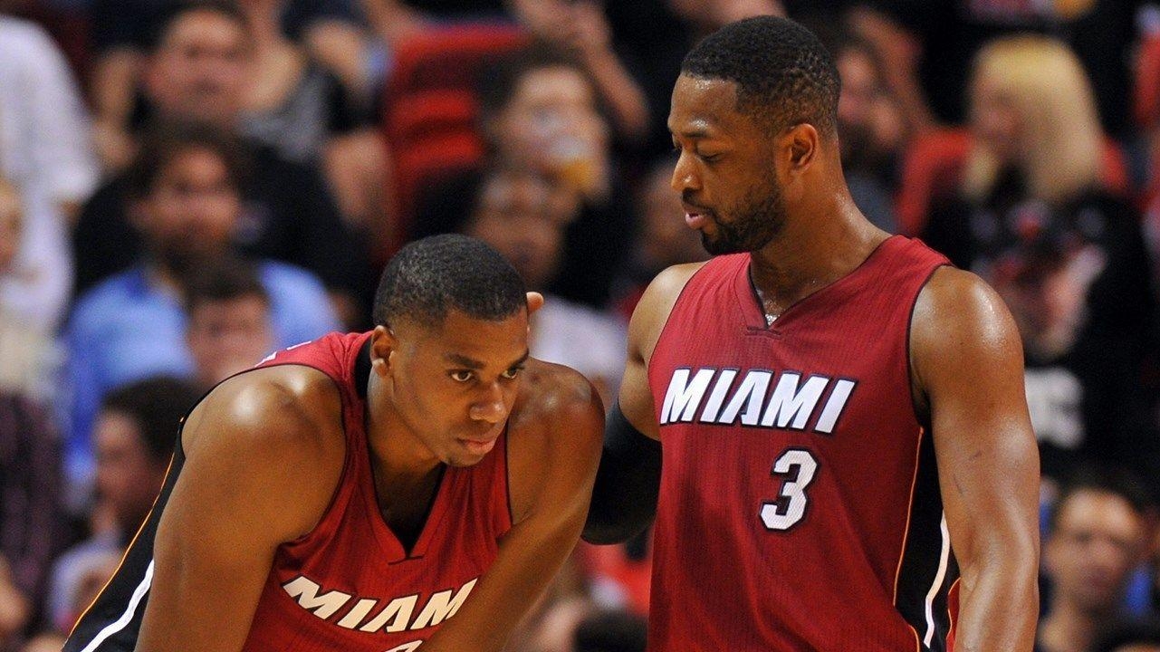 1290x720 Dwyane Wade, Hassan Whiteside cxxreating sizzle for Miami Heat, Desktop