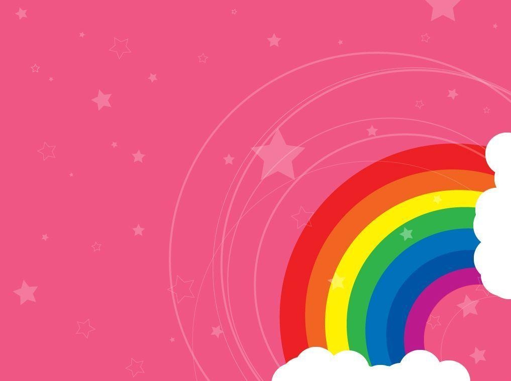 1020x760 Cute Rainbow art, Desktop