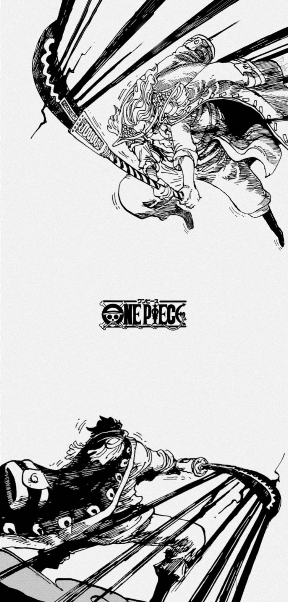 930x1920 Download One Piece Anime Black And White iPhone Wallpaper, Phone