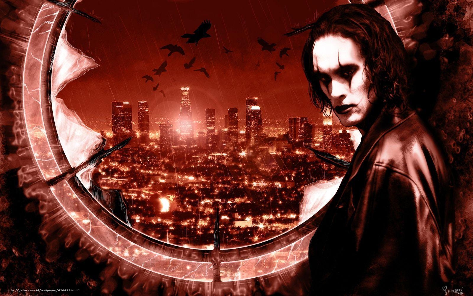 1600x1000 Download wallpaper film, raven, Brandon Lee, Eric Dreyven free, Desktop