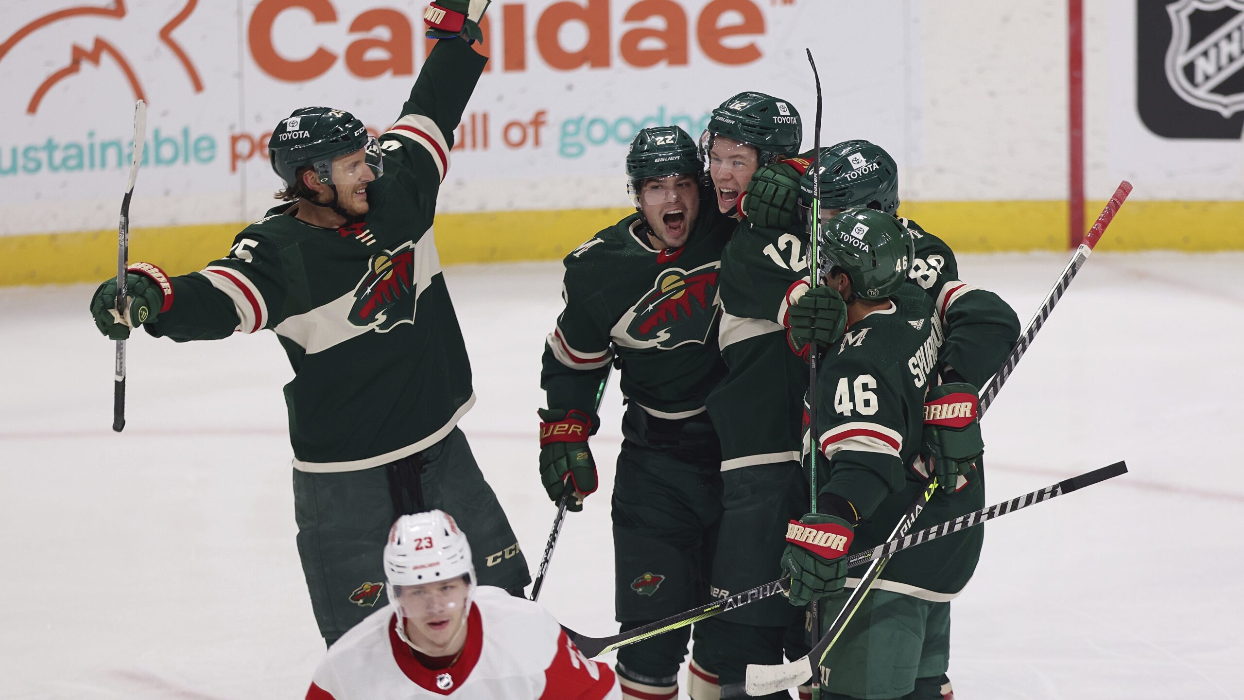 2560x1440 Boldy's Hat Trick Powers Wild To A 7 4 Win Over Red Wings.com Eyewitness News, Desktop