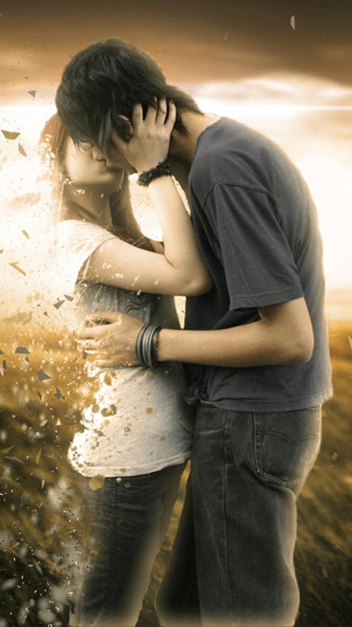 720x1280 Love Kiss HD Wallpaper for Mobile WallpaperCharlie, Phone