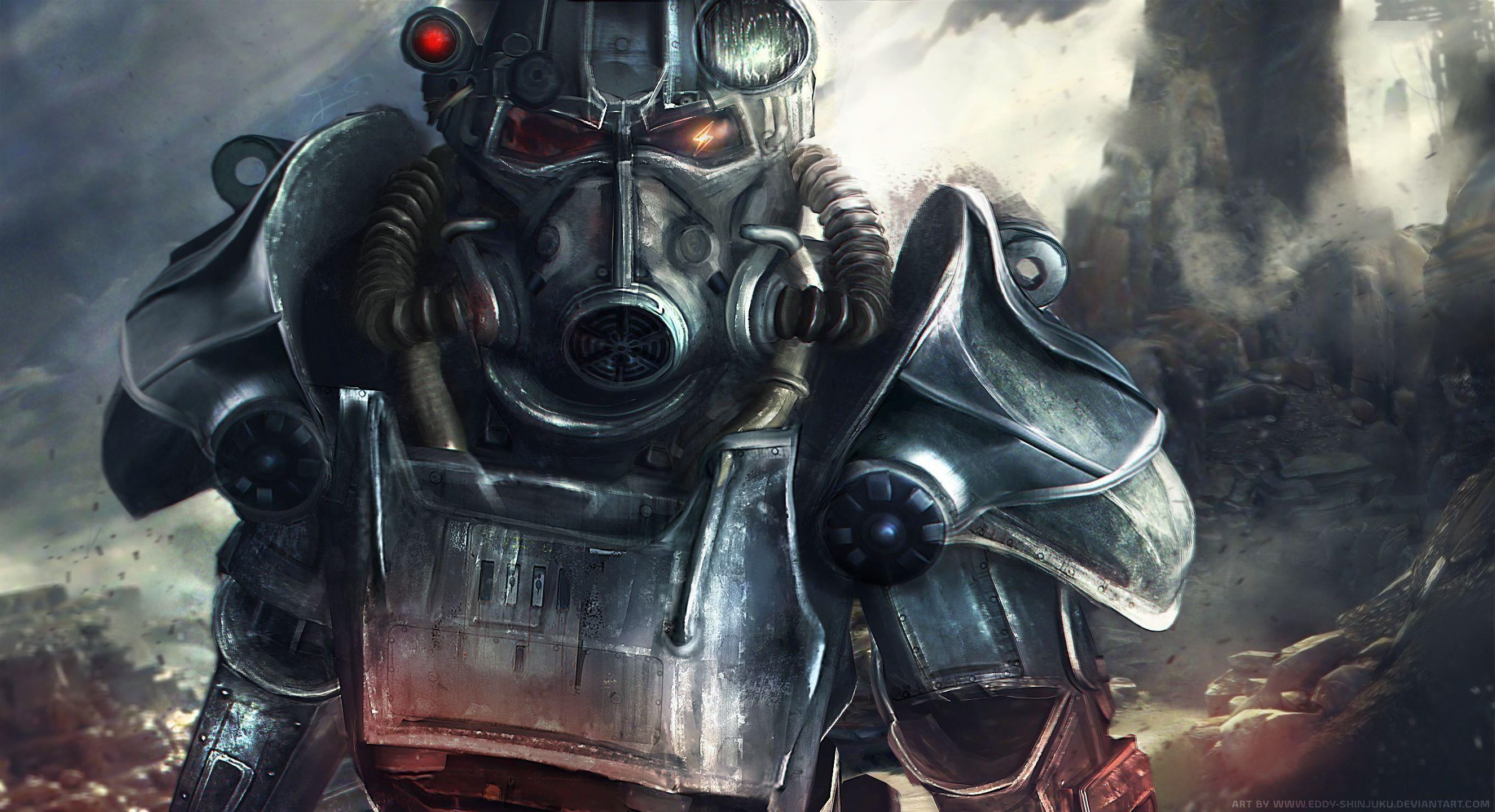 2650x1440 Power Armor (Fallout) HD Wallpaper, Desktop