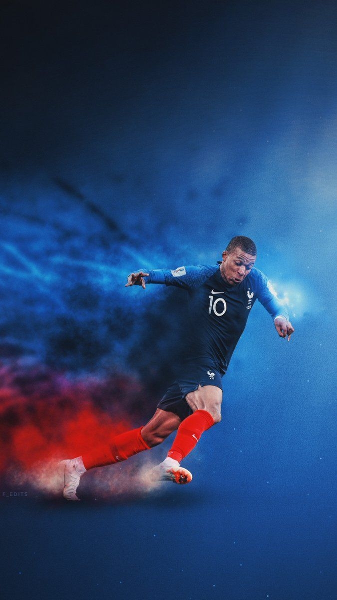 680x1200 Kylian Mbappe. Onto the final #FRA #WorldCup. Football wallpaper, Soccer picture, Kylian mbappé, Phone