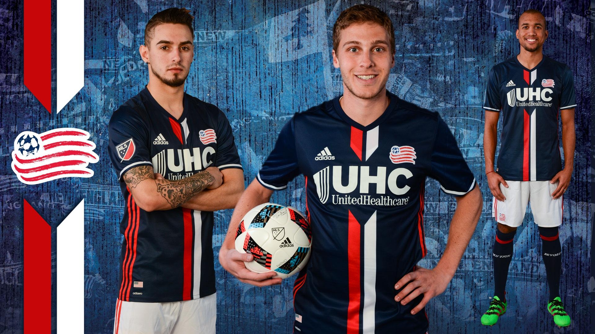 1920x1080 New England Revolution release new primary jersey for 2016, Desktop