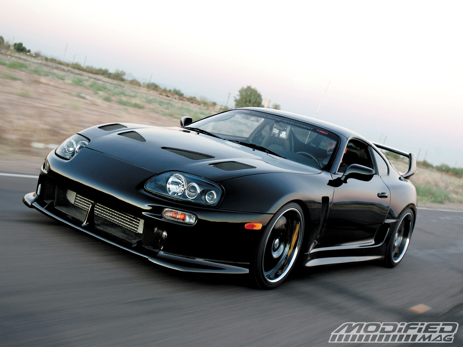 1600x1200 Toyota Supra 1998 Black, Desktop