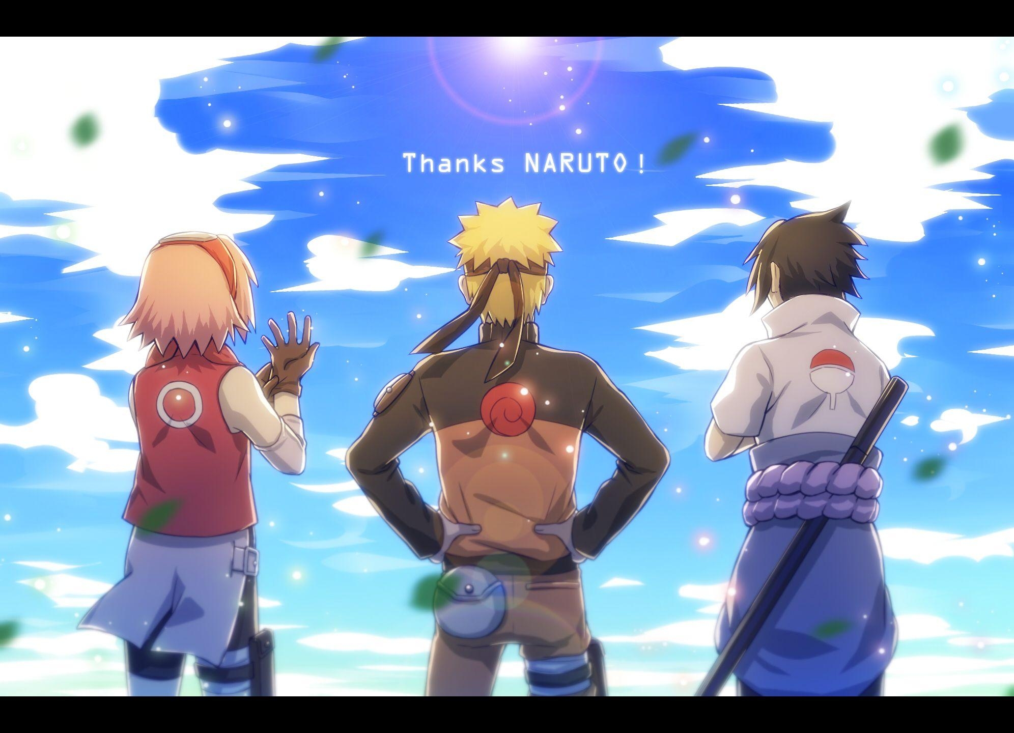 2000x1440 NARUTO最終回記念. naruto shipuuden. Team Naruto and 7, Desktop