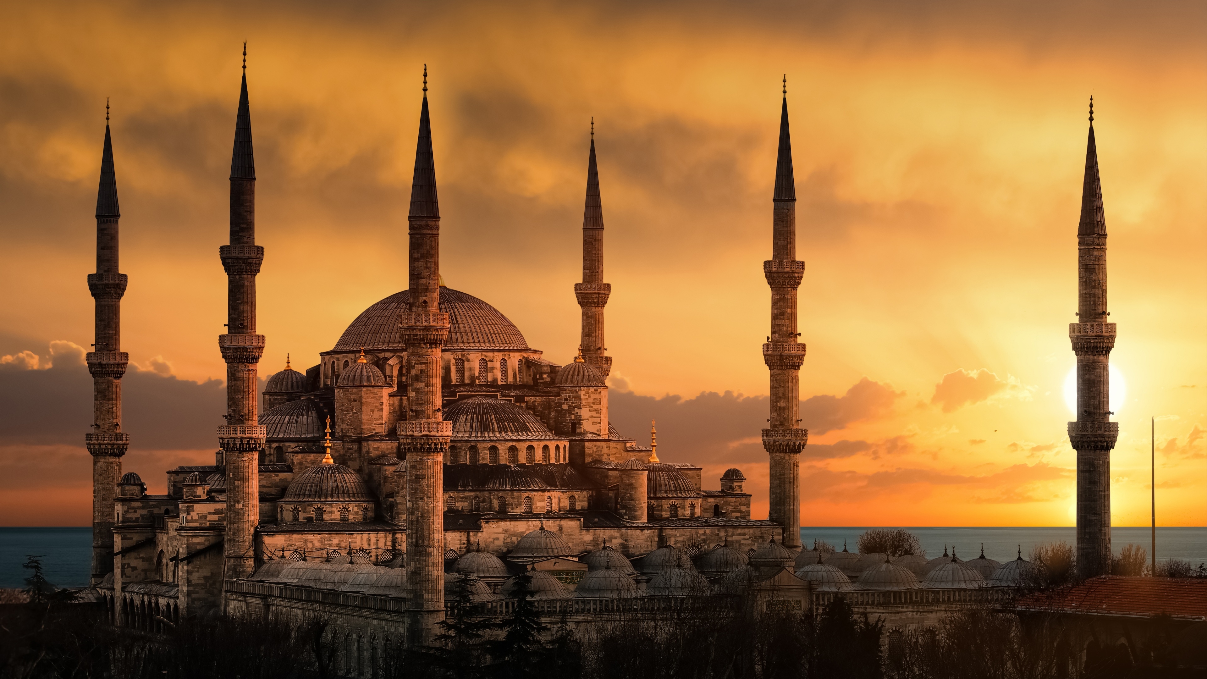 3840x2160 Blue Mosque Wallpaper 4K, Sultan Ahmed Mosque, World, Desktop