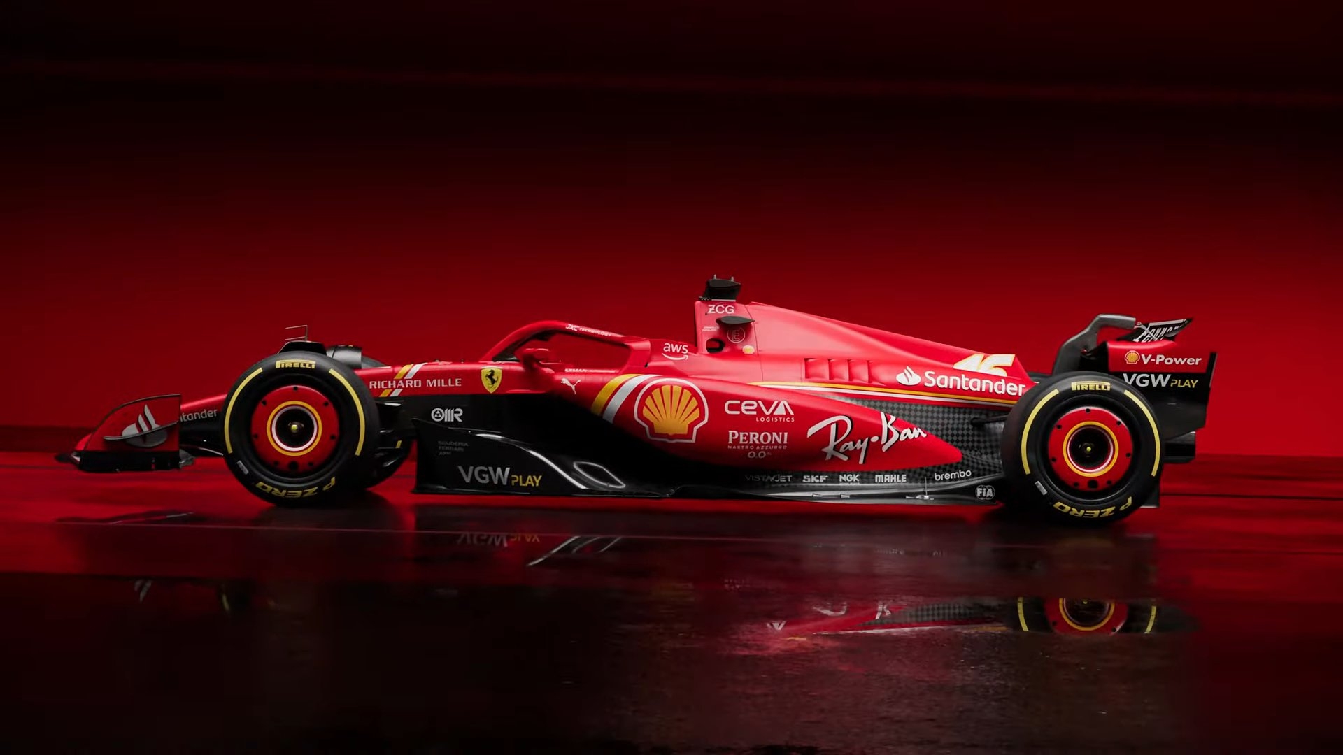 1920x1080 First Image Of Ferrari SF 24 F1 Car, Desktop