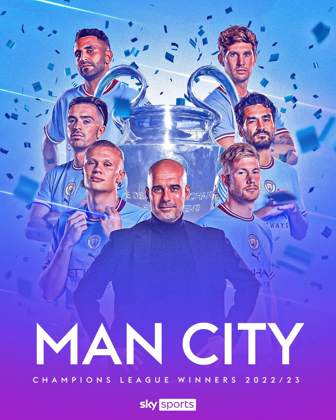 1080x1350 Manchester City UEFA Champions League 2023 Champions, Phone