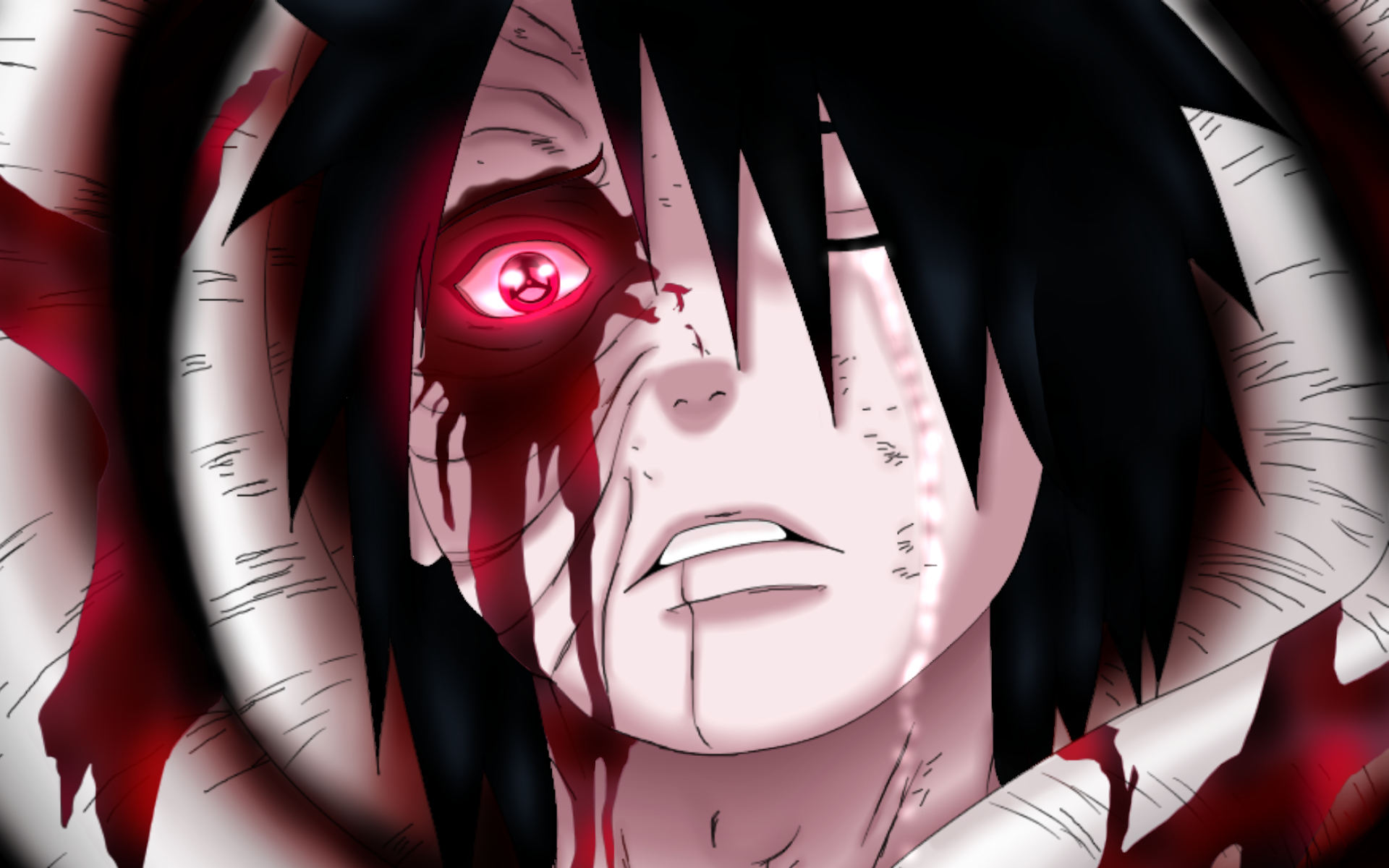 1920x1200 Uchiha Obito, Red Eyes, Manga, Sharingan, Naruto, Obito Uchiha Imagens 3D, Desktop