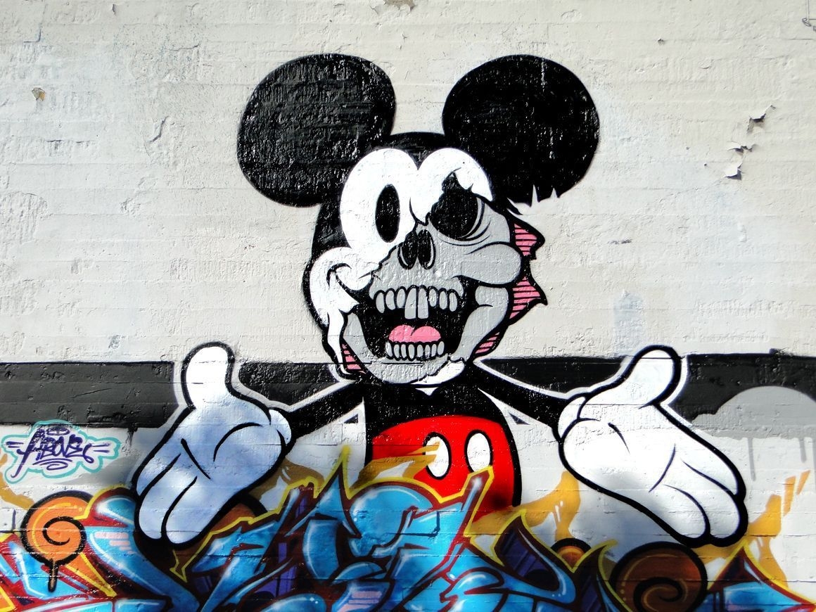 1160x870 Cool Graffit Mickey Mouse Wallpaper, Desktop