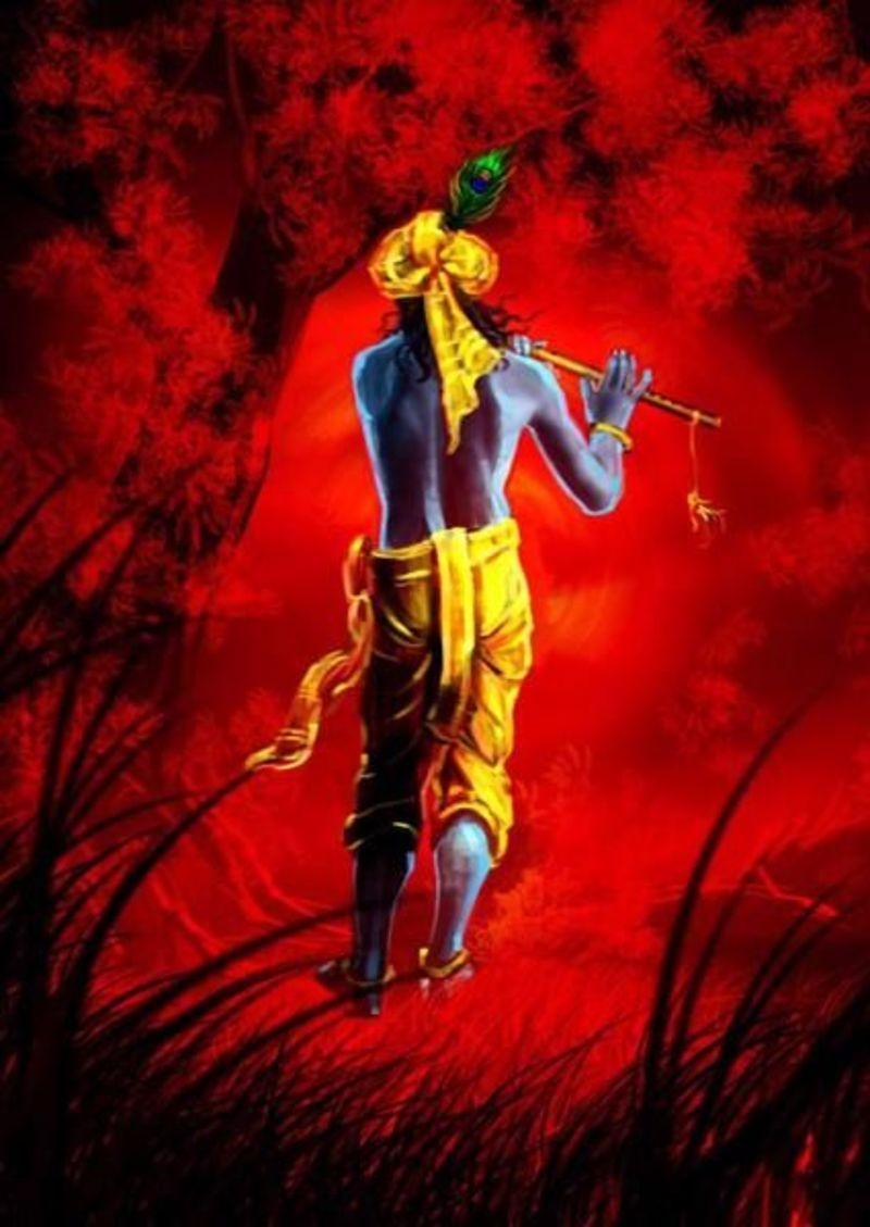 800x1130 Krishna wallpaper, Phone