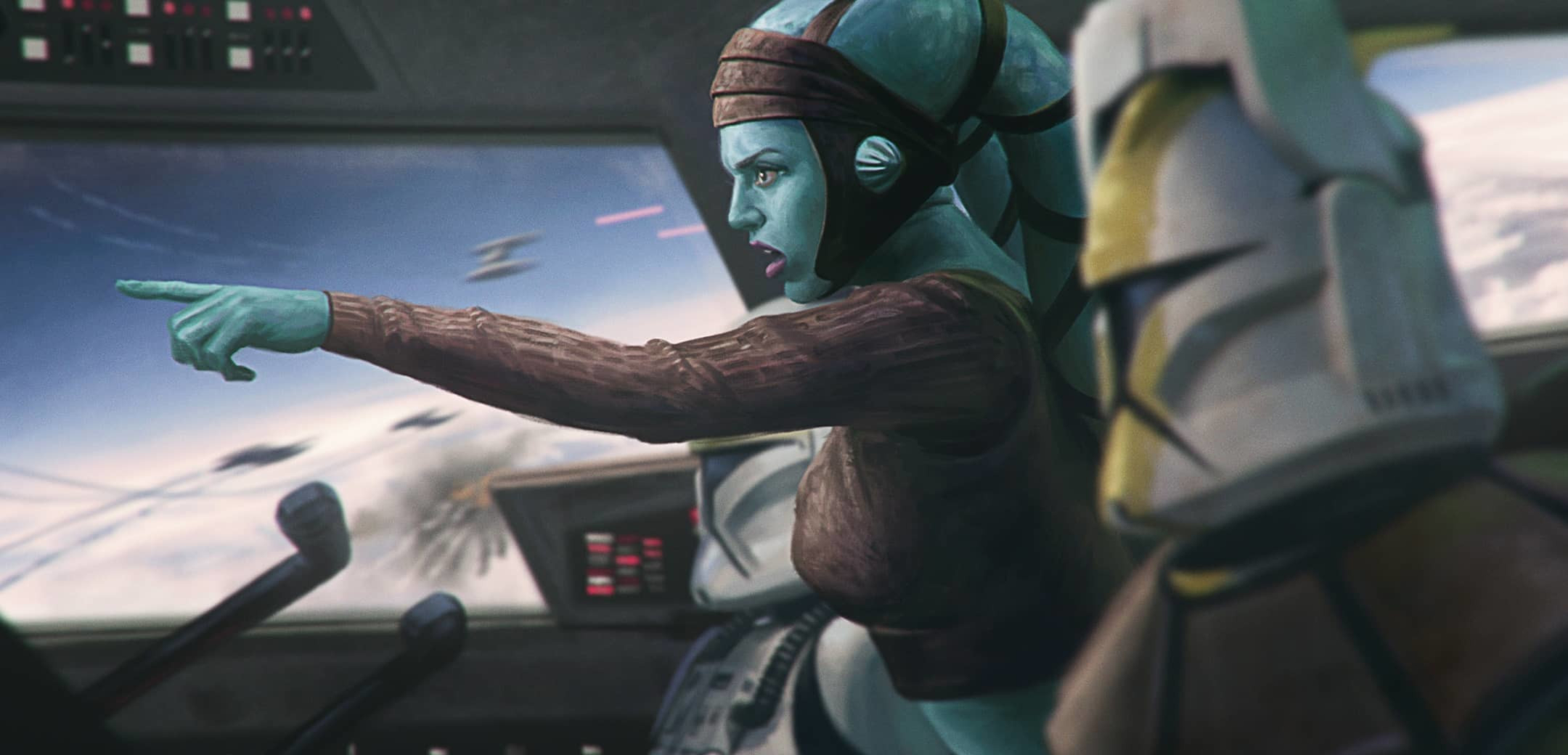 2160x1040 Aayla Secura, Dual Screen