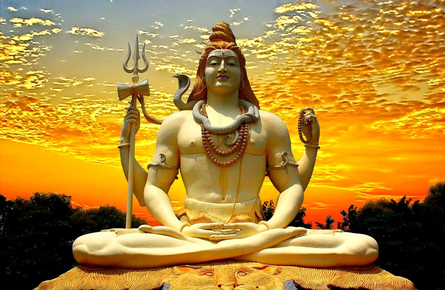 1480x960 4K wallpaper: Lord Shiva HD Cartoon Wallpaper, Desktop