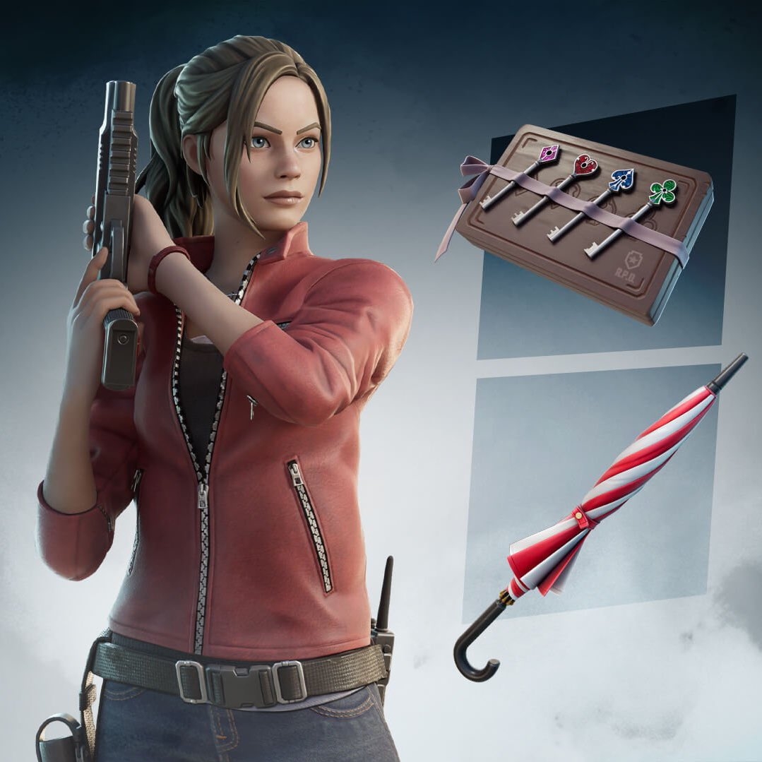 1080x1080 Claire Redfield Fortnite wallpaper, Phone