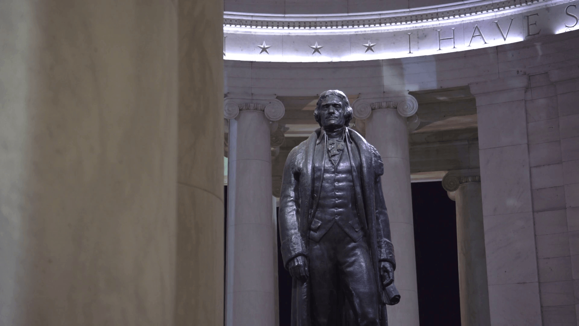 1920x1080 Thomas Jefferson memorial, slider shot DC Stock Video, Desktop