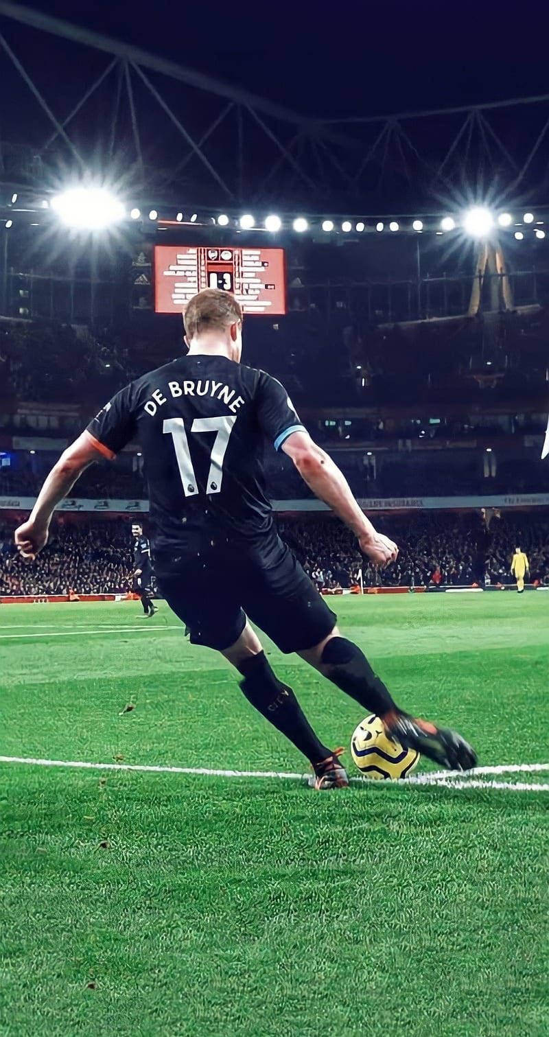 800x1520 Download Kevin De Bruyne Jersey Number 17 Wallpaper, Phone