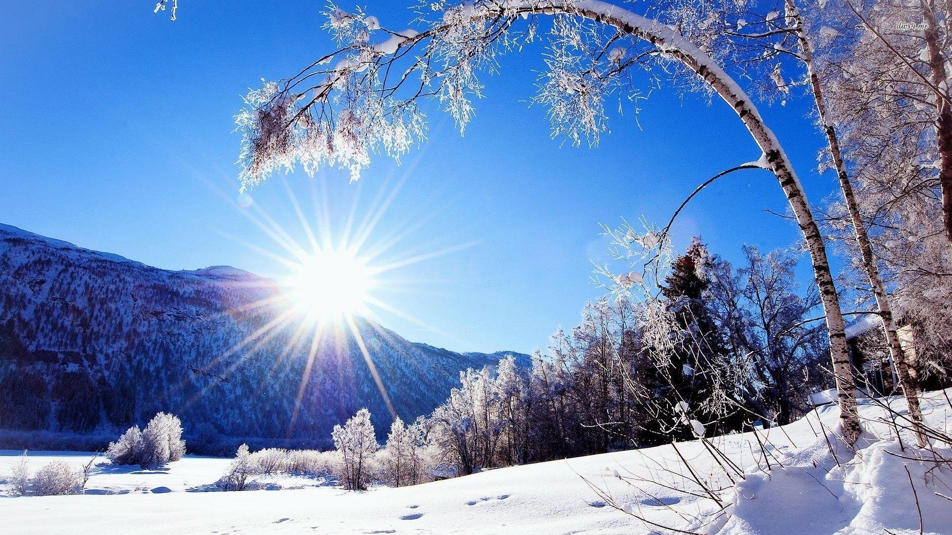 1920x1080 Sunlit winter landscape wallpaper wallpaper - #, Desktop