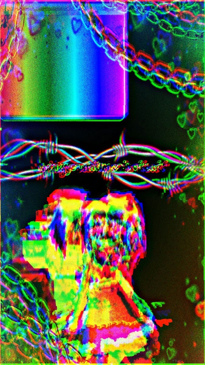 680x1200 webcore glitch aesthetic. Eyestrain, Wallpaper, Different aesthetics, Phone