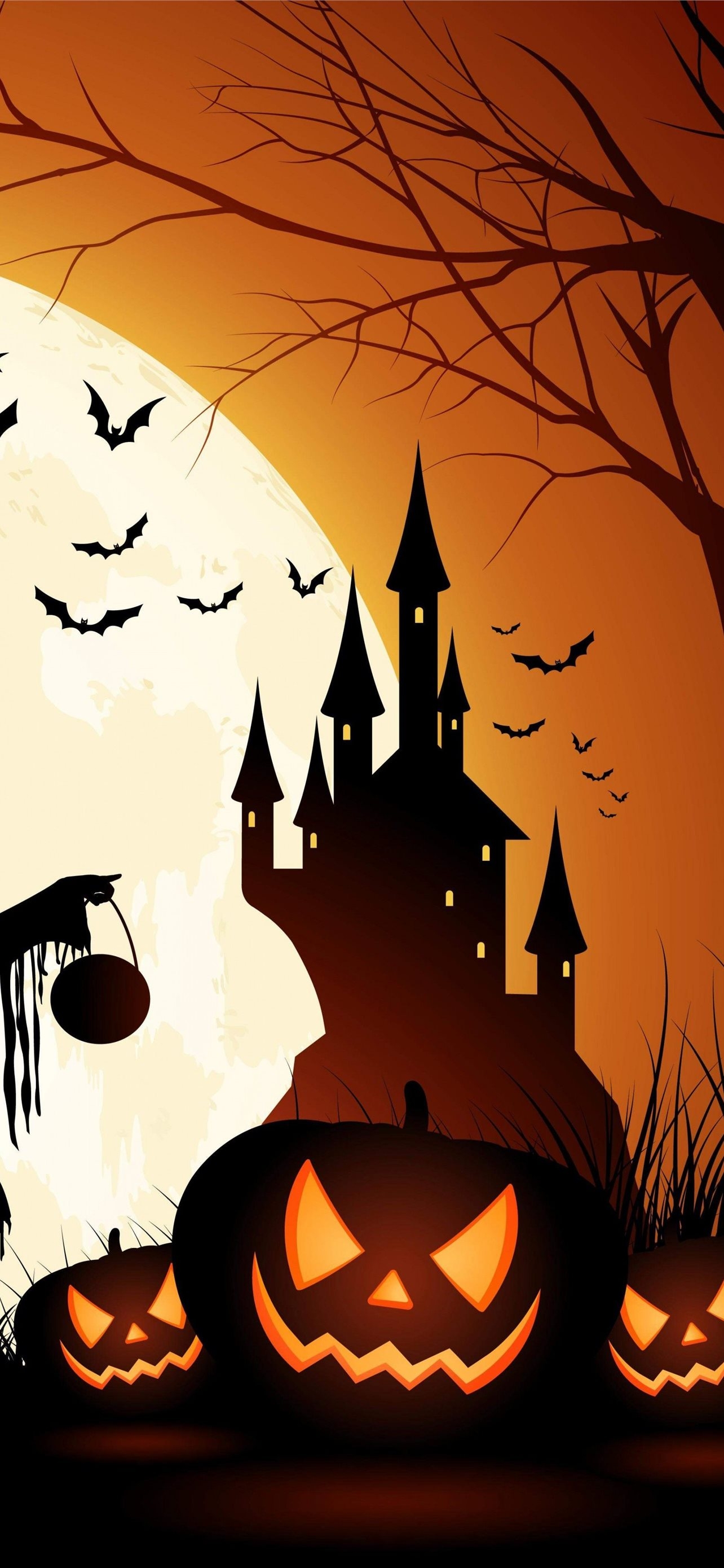 1290x2780 Best Halloween iPhone HD Wallpaper, Phone