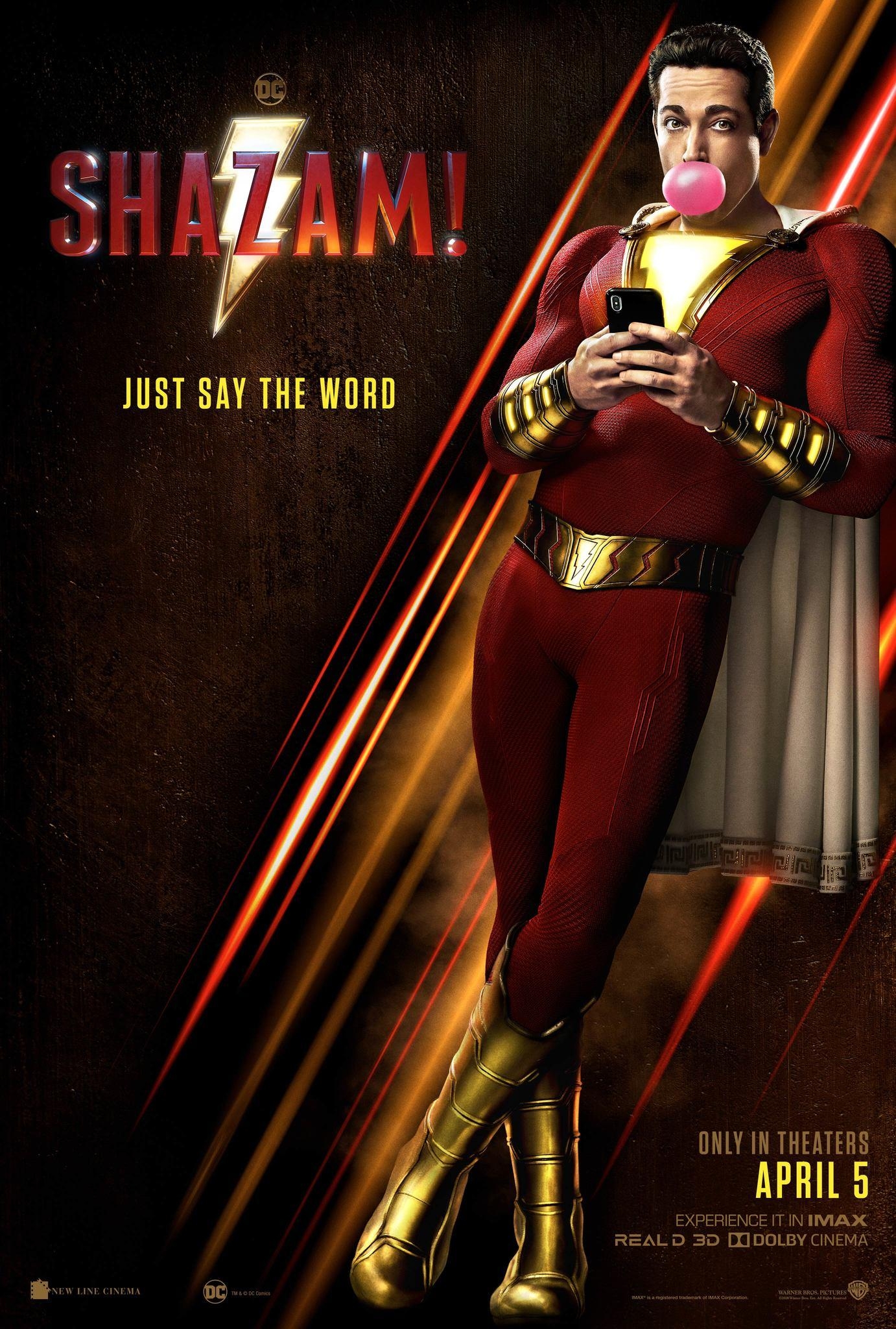 1390x2050 Shazam! (2019), Phone