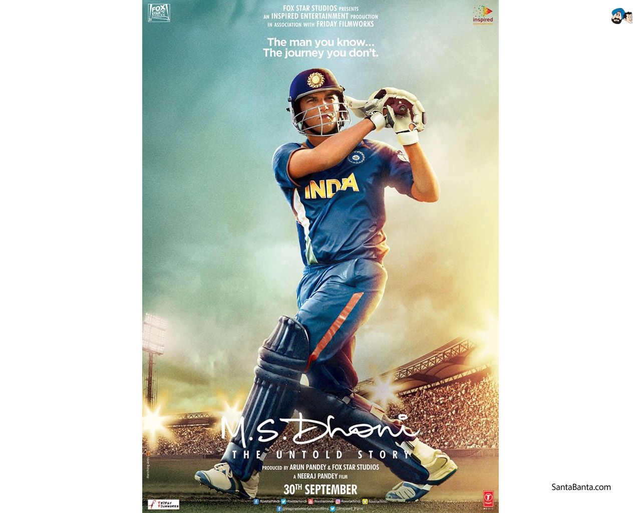 1280x1030 M S Dhoni The Untold Story Movie Wallpaper, Desktop