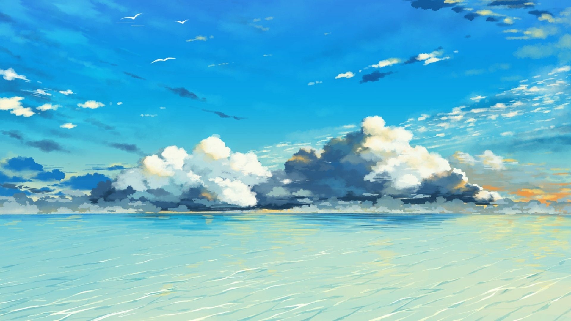 1920x1080 Anime Sea Wallpaper Free Anime Sea Background, Desktop