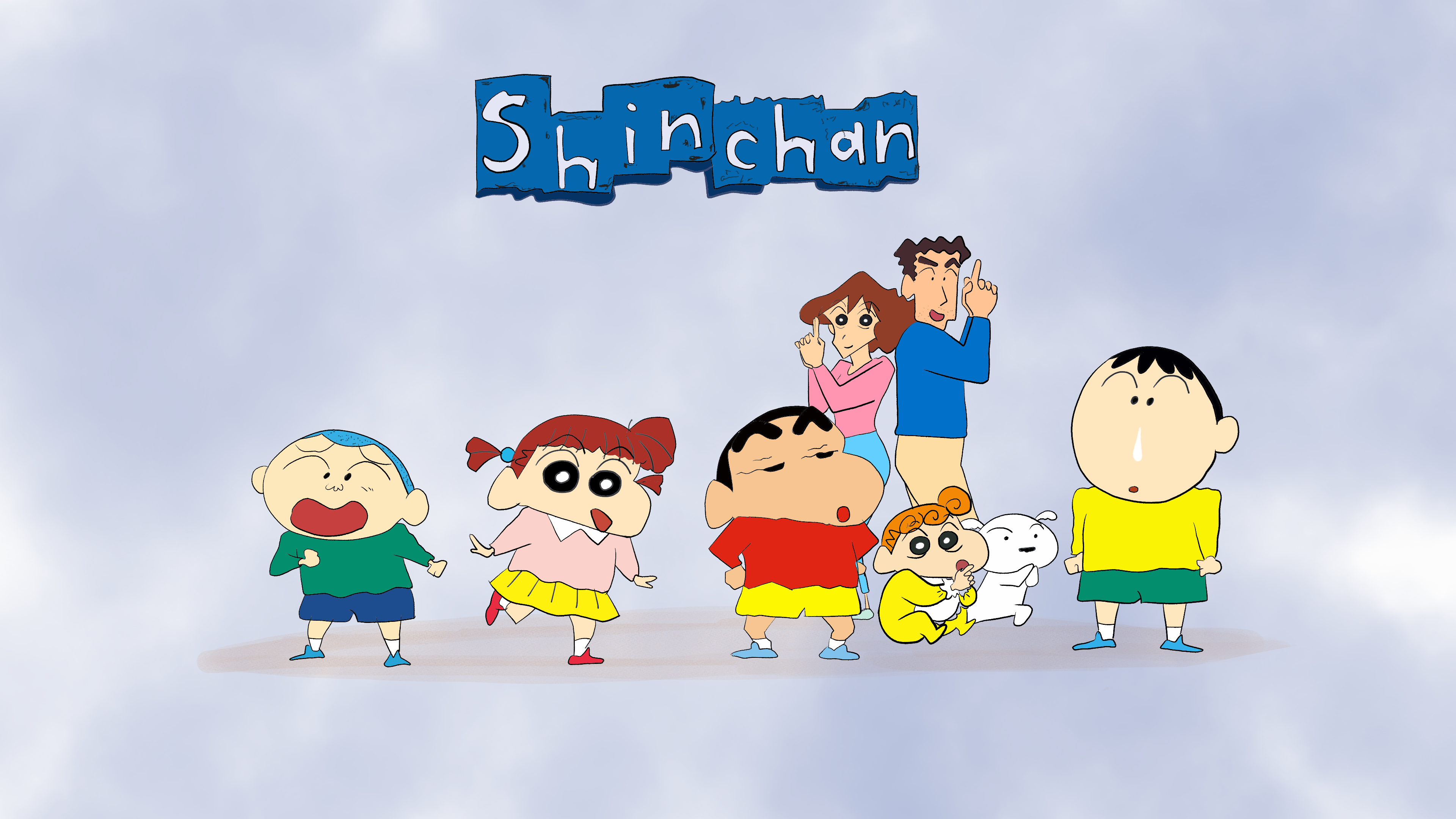 3840x2160 Cute Shinchan Wallpaper In 4K HD, Desktop