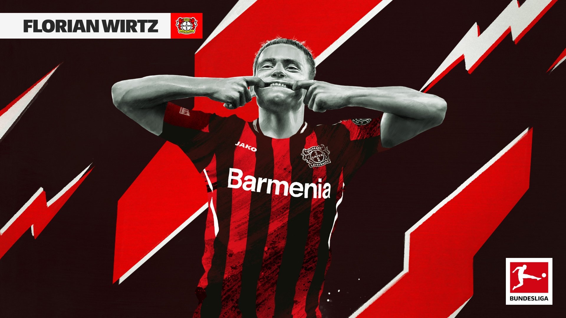 1920x1080 Bundesliga English youngest player EVER to reach 12 #Bundesliga goals Wirtz's rapid rise with isn't slowing down any time soon!, Desktop