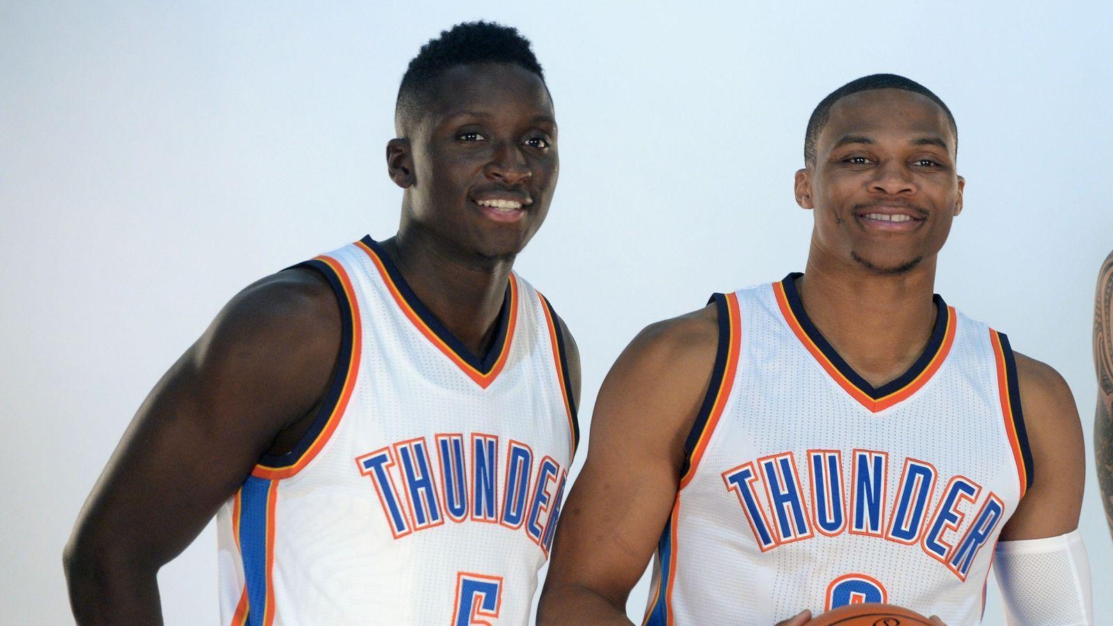 1600x900 When Victor Oladipo can't sleep he calls Russell Westbrook to sing, Desktop