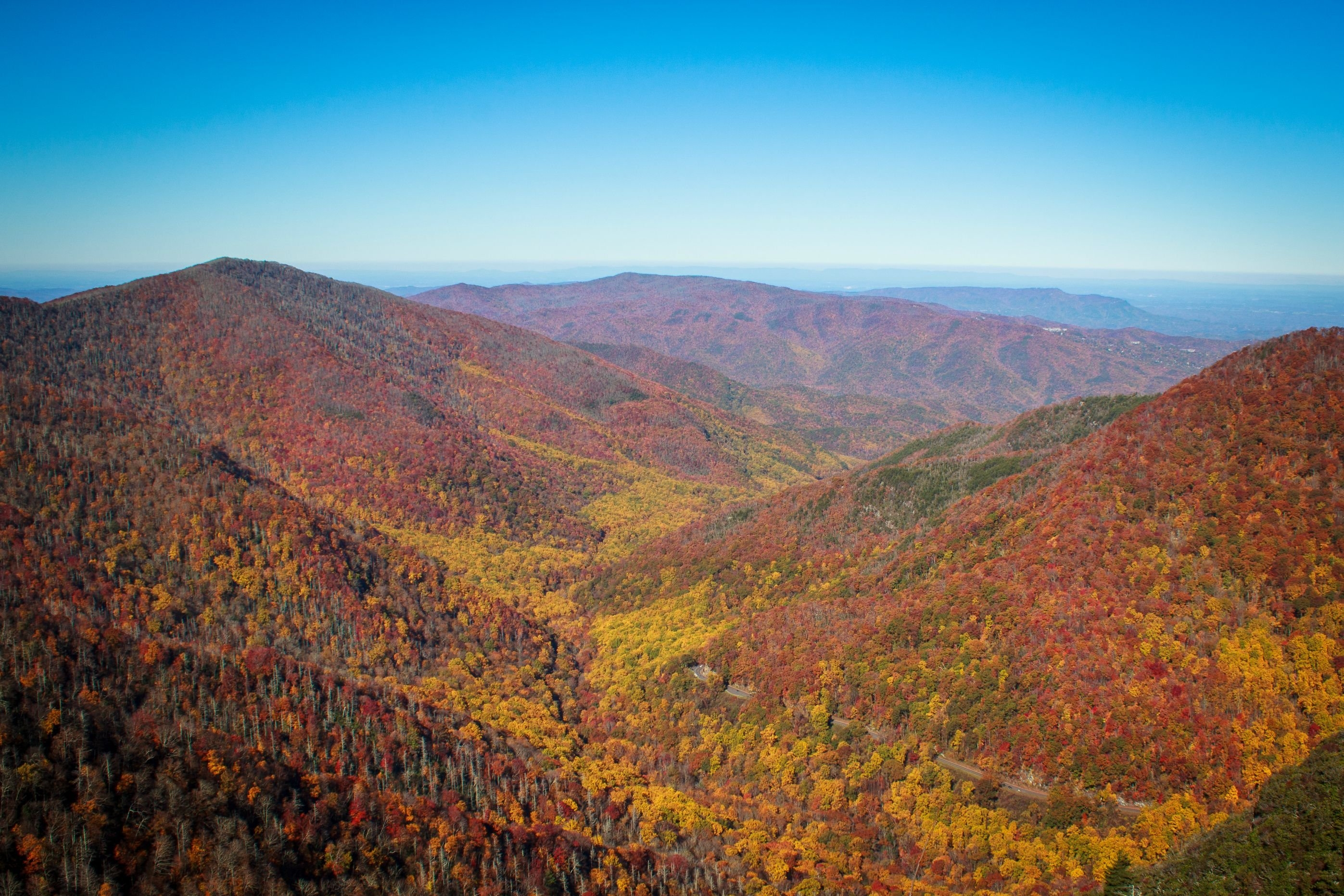 2800x1870 Autumn From Chimney Tops Great Smoky Mountains HD wallpaper, Desktop