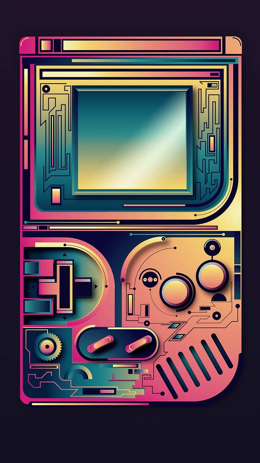 850x1500 Gameboy iPhone Wallpaper 4K, Phone