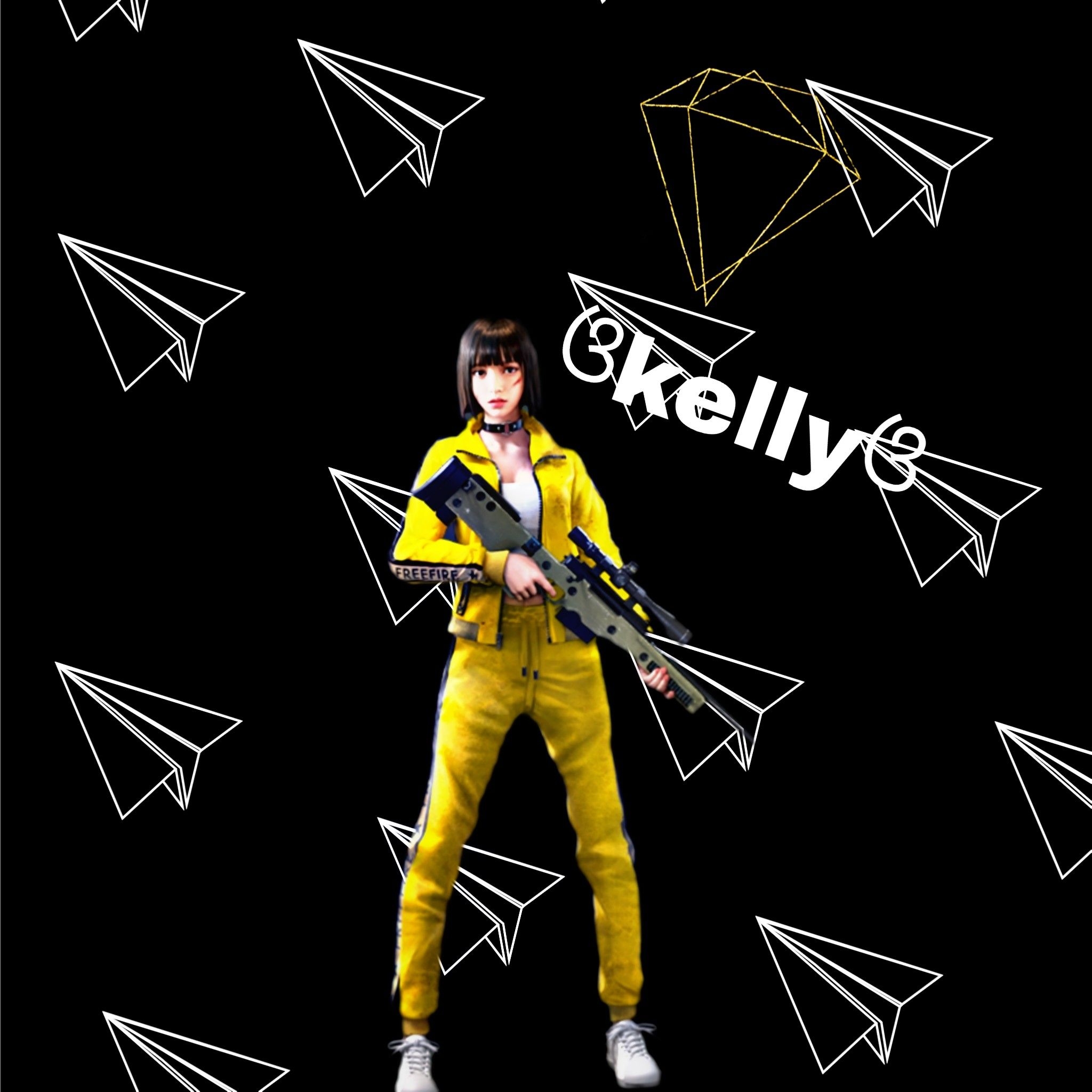 2050x2050 freefire kelly Ilove Image by.picsart.com, Phone