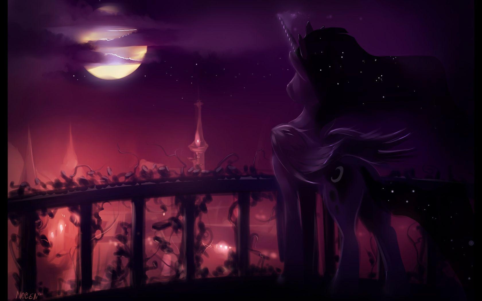 1680x1050 Princess Luna Little Pony Anime Image Board, Desktop