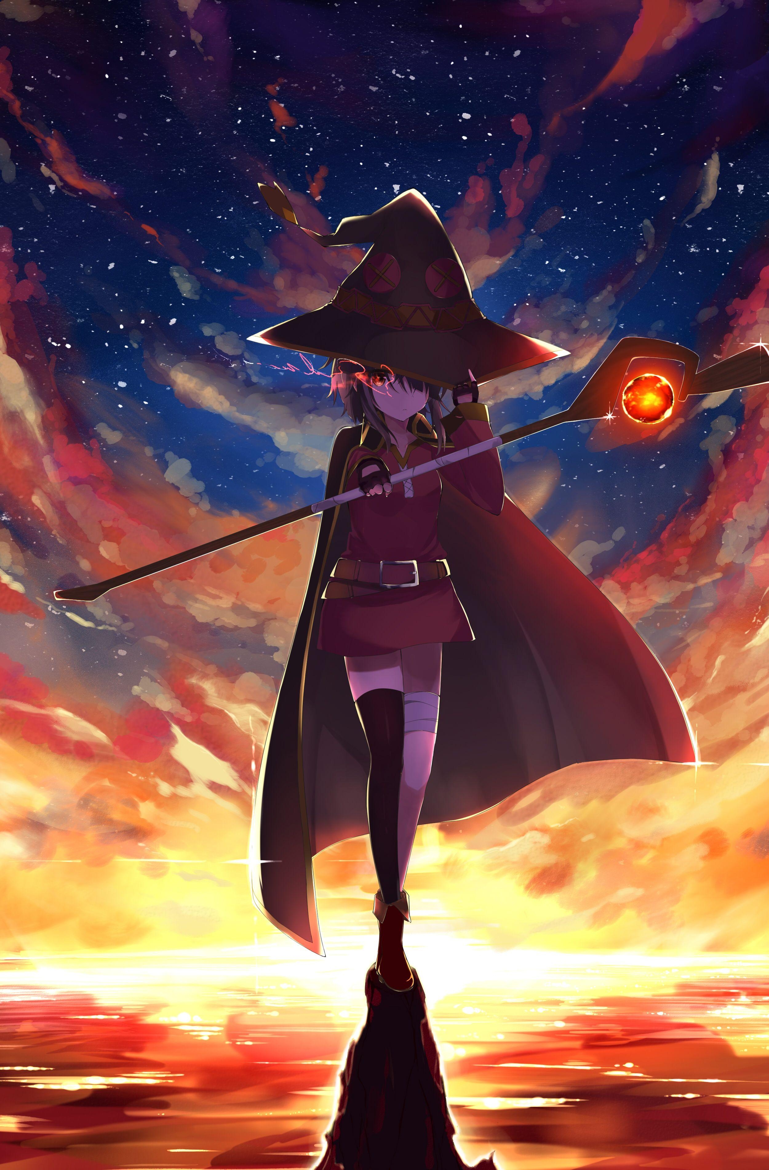 2500x3800 Megumin Subarashii Sekai ni Shukufuku wo! Anime, Phone