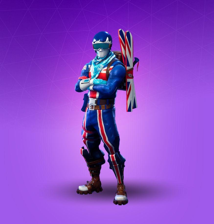 880x920 Alpine Ace (GBR) Great Britain Fortnite Outfit Skin, Phone