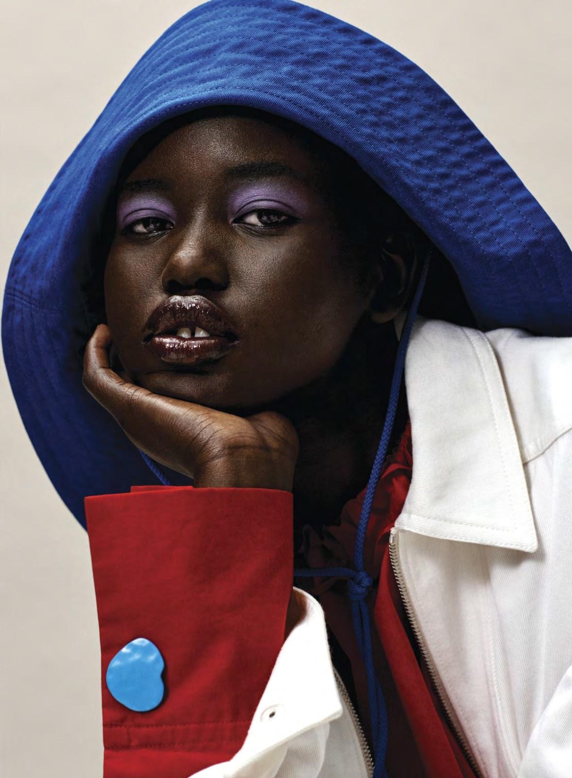 1180x1600 Adut Akech in Vogue USA January 2019, Phone