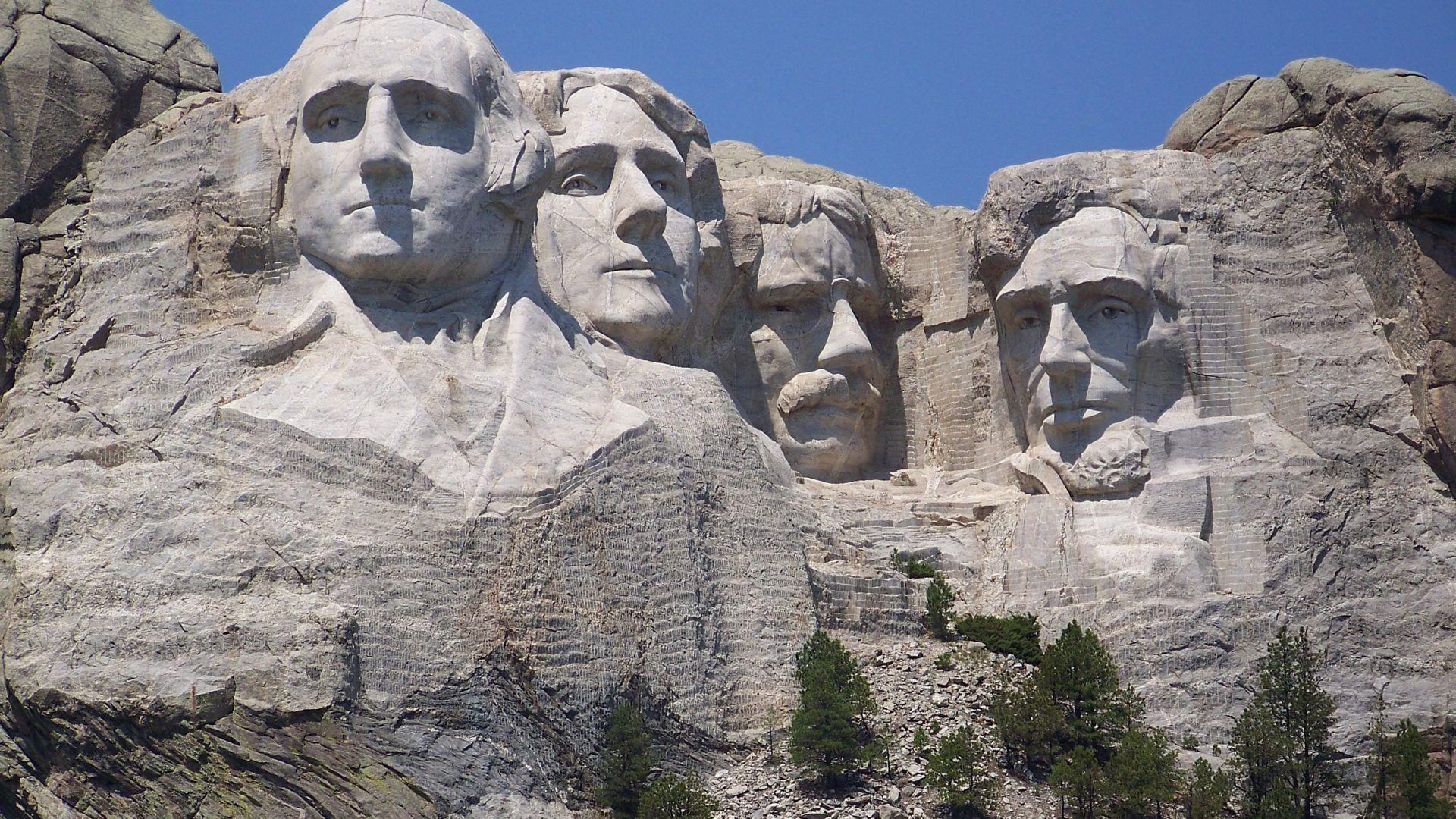 1920x1080 Mountain: Mount Rushmore Famous Faces Presidents Mountian Mountain, Desktop