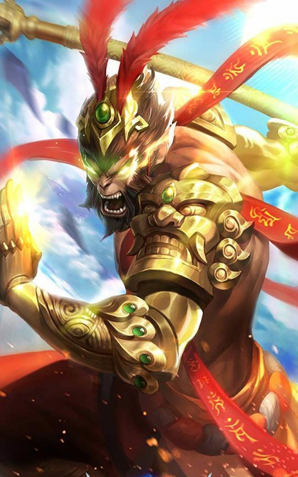 950x1520 MONKEY KING/ SUN WU KONG image by Ardis Jackson. Mobile legend, Phone