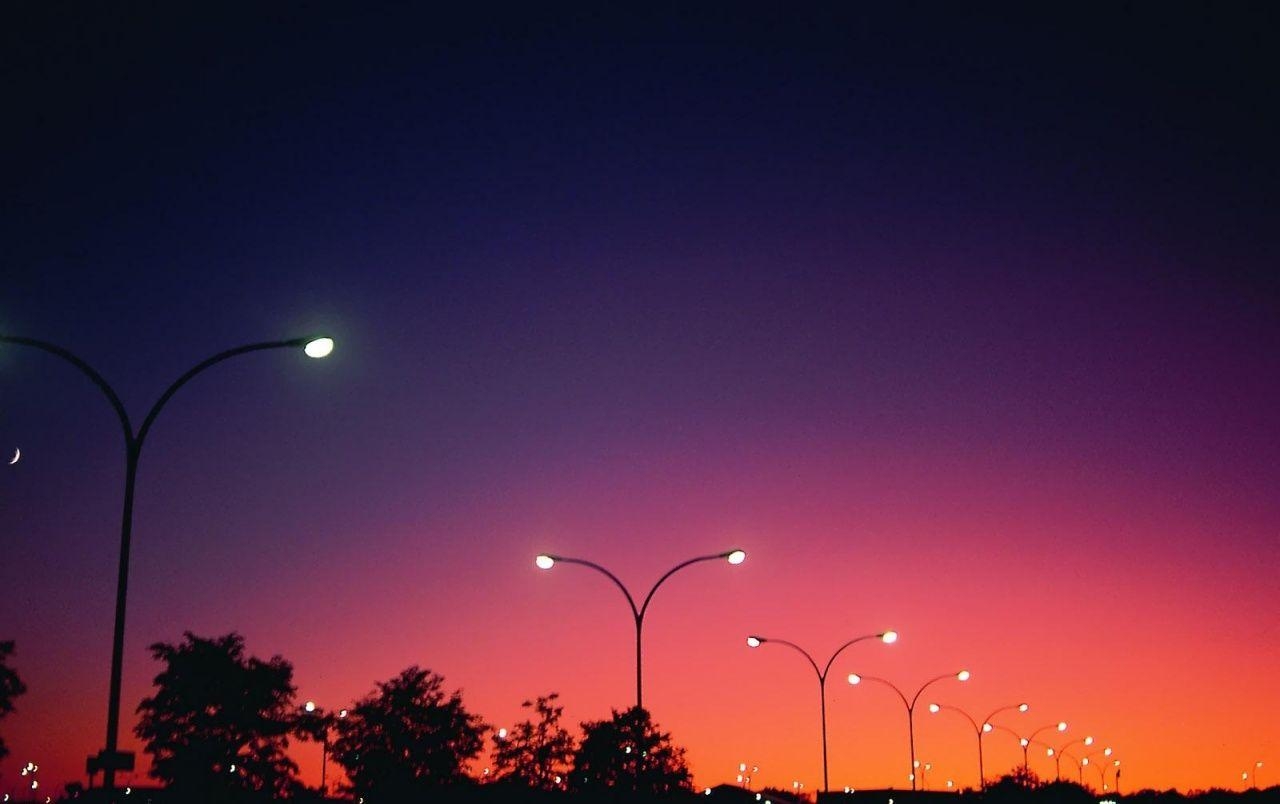 1280x810 Aligned street lights wallpaper. Aligned street lights, Desktop